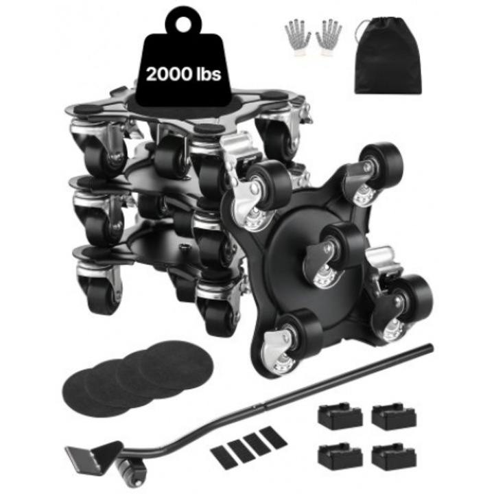 Echipament pentru transport VEVOR Metaphoreas Epiplon Bareos cu 5 Rodes, 1200 lbs, 544,31 kg