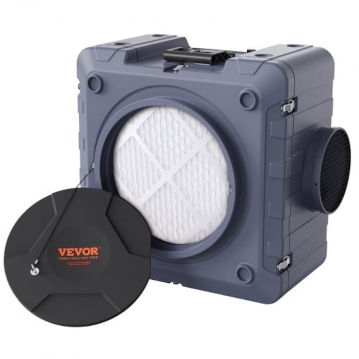 Purificator de aer Salin Plus, variator de putere, alimentare la retea, adaptor inclus, Alb