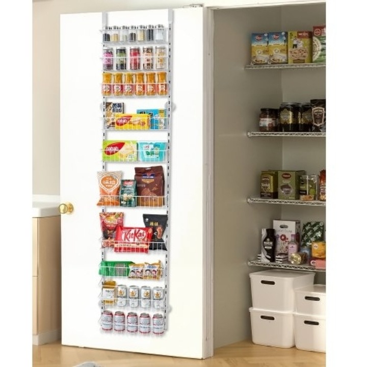 Raft de Depozitare VEVOR, cu 10 Niveluri Peste Usa, Reglabil