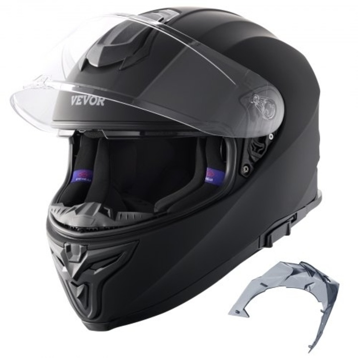 Casca de motocicleta VEVOR Full Face cu suport Bluetooth