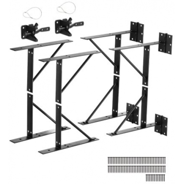 Suport Unghiular Poarta, VEVOR, negru