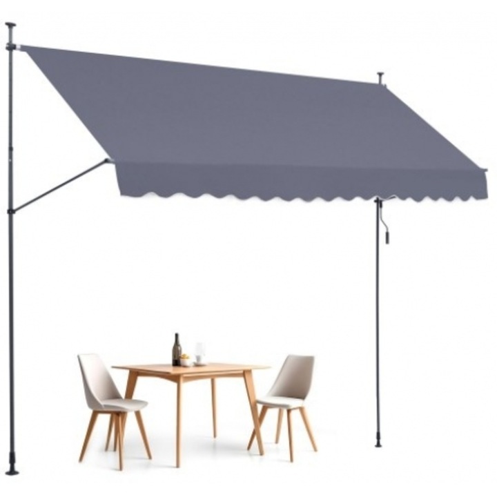 Umbrela de gradina VEVOR, 157x47" (398,8x119,4 cm), cu manivela