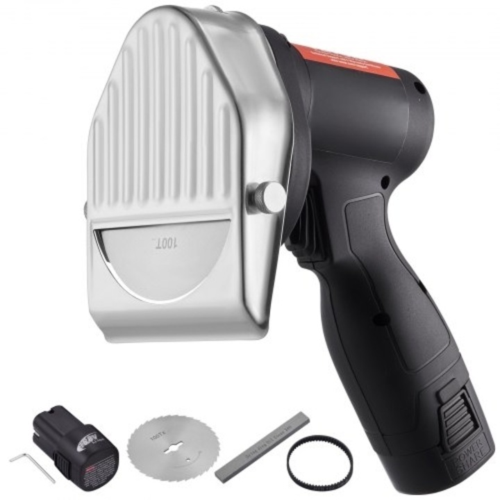 Feliatoare VEVOR pentru souvlaki, kebab si carne, 2 lame