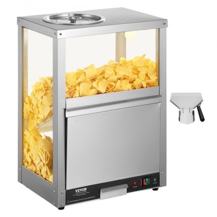 VEVOR, 84,5QT/80L, aparat pentru nachos, popcorn, alune, cartofi