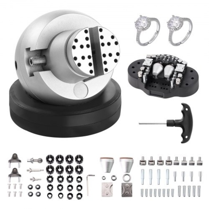 Menghina cu bila VEVOR, 5" (12,7 cm), 360°, set 69 piese