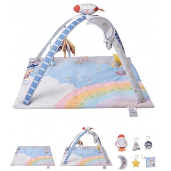 Centru de activitati, VEVOR, 6 jocuri senzoriale, 35x35cm