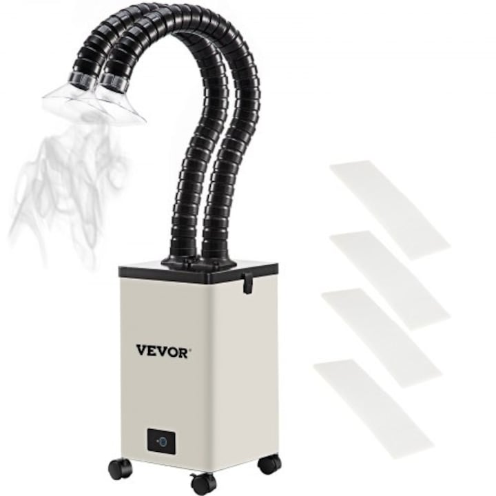Purificator aer si suprafete BioZone AC-10, Tehnologie UV, Fotoplasma, Ozon, Oxidare Fotocatalica, Ionizare, fara filtre, fara chimicale, amplasare fixa, 42m2, Gri