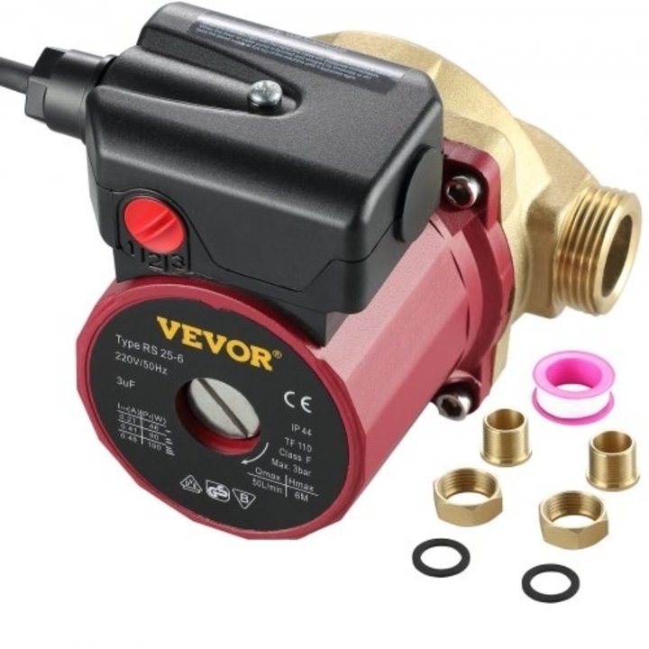 Pompa apa VEVOR 0.6-inch, 220V, 5.3 GPM, 90W