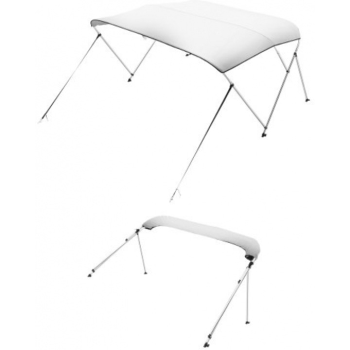 Copertina pentru barci, VEVOR, 1,83m, 600D poliester, gri deschis