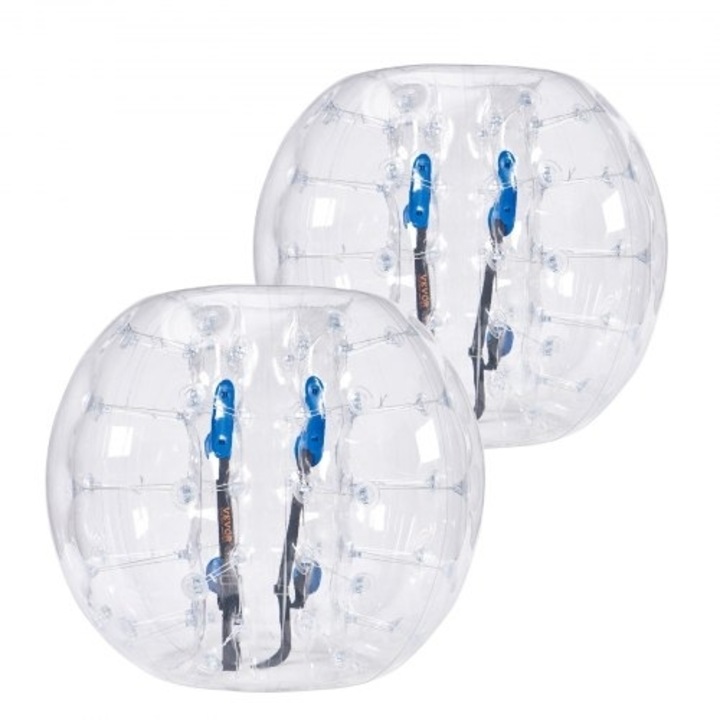 Set 2 x Minge VEVOR Sumo Zorb Balls 2-Pack, 4FT (1,22 m), 0,8mm PVC, pentru activitati in aer liber