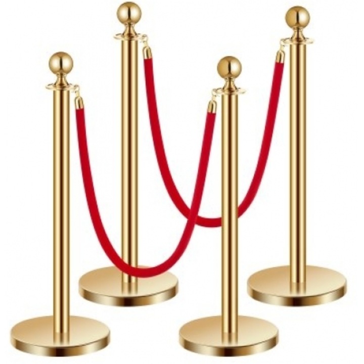 Set 4 Stalpi, VEVOR, Auriu