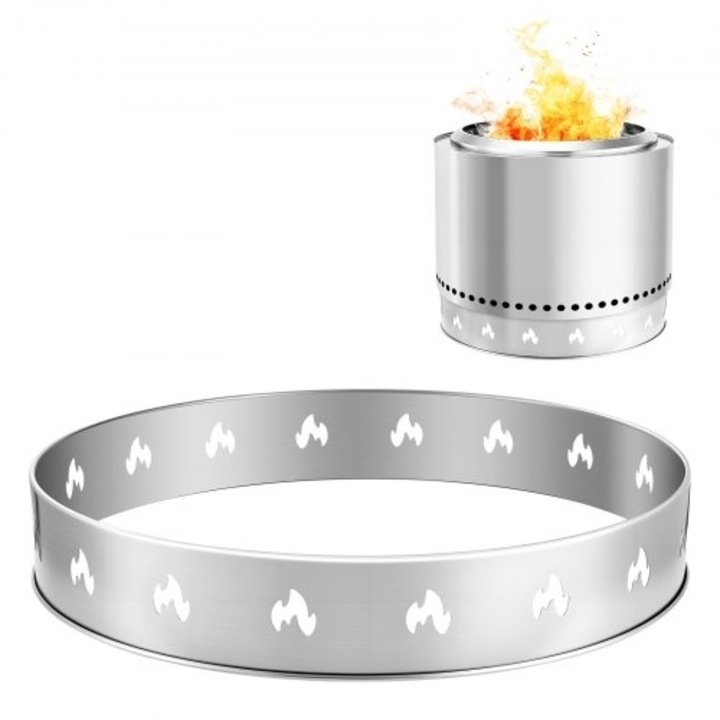 Baza pentru foc VEVOR pentru Solo Stove Bonfire, inel de foc fara fum, 68.6 cm