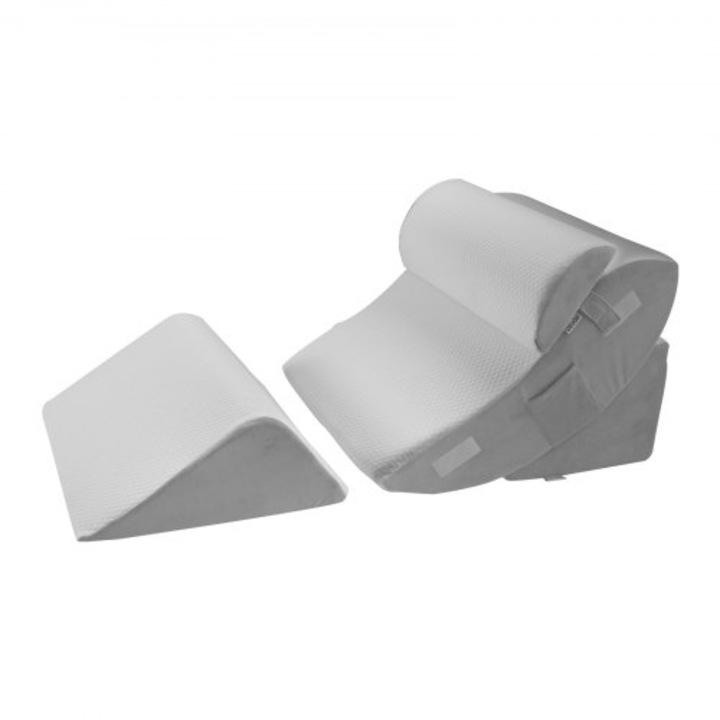 Perna ortopedica VEVOR 4, pentru suport maxilar, culoare alba, dimensiuni 30x45cm