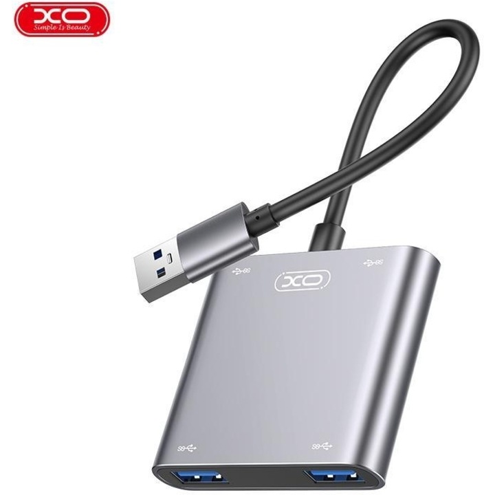 Hub USB 4 in 1, XO, 4x USB 3.0