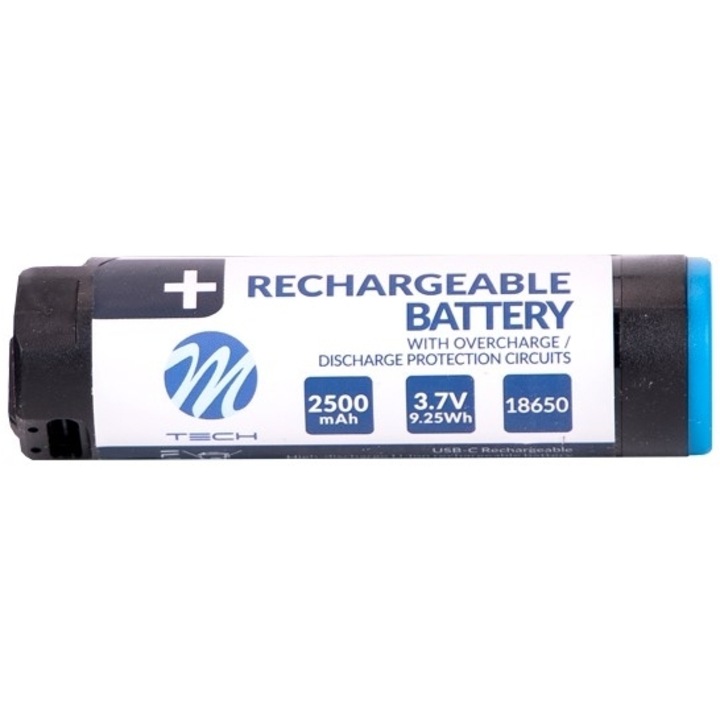Baterie m-TECH USB-C 20x76mm 2500mAh 3.7V