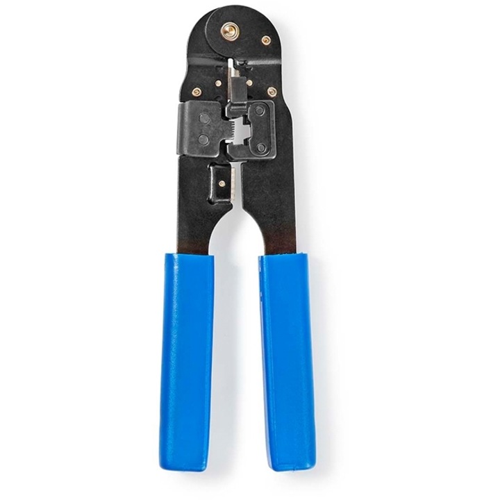 Cleste metalic RJ45, NEDIS, albastru/ negru