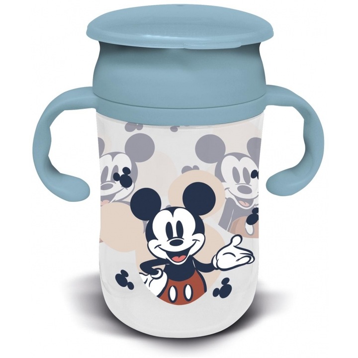 Sticla de antrenament 360, Mickey Mouse, 395ml