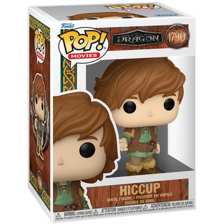 Figurina Funko Pop! Hiccup #1790 Deluxe, How to Train your Dragon, multicolor