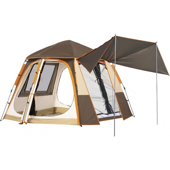 Cort camping KEUMER Skene Camping Escape 11243, 2 persoane, impermeabil, verde, 210x150x100cm
