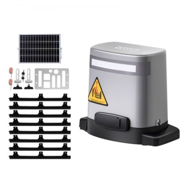 Kit automatizare poarta VEVOR 280W, 1799lbs (816,00 kg), cu roata dintata si 2 telecomenzi