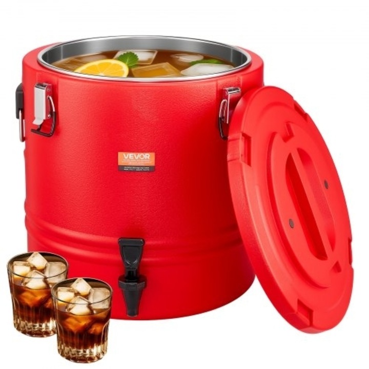 Dozator de bauturi VEVOR izolat pentru bauturi calde si reci 8 Gal (30,28 L)/30L Recipient frigorific