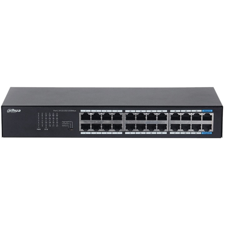 Switch fara management DAHUA S3024-24GT 24 porturi Gigabit, 10/100/1000