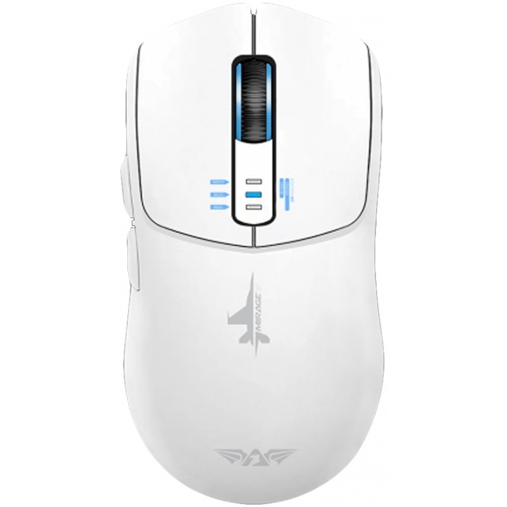 Mouse gaming ARMAGGEDDON MIRAGE V, 3 moduri, alb