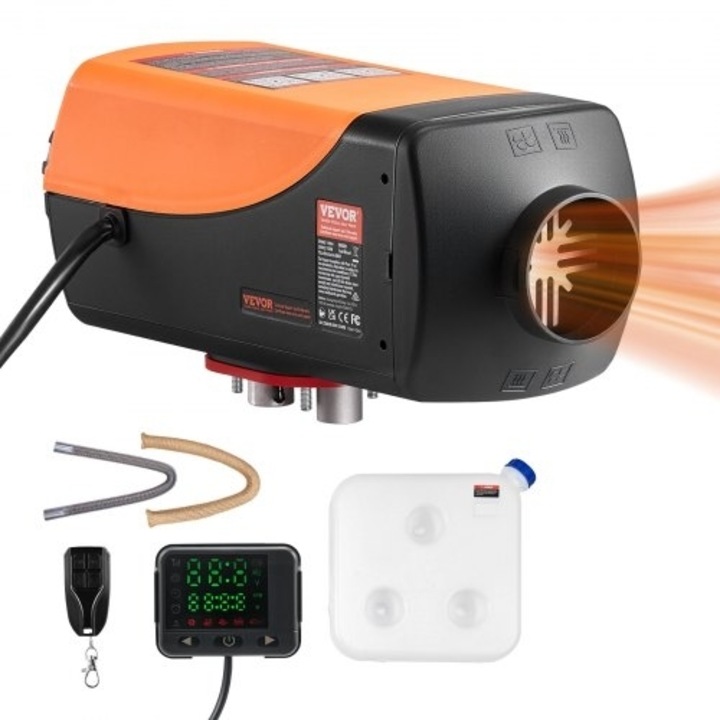 VEVOR ipari hőlégfúvó 8 kW, 10L, DC 12-24 V