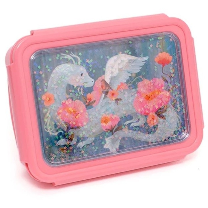 Cutie alimentara Petit Monkey, model Fairytale Dragon, 20x15x7cm