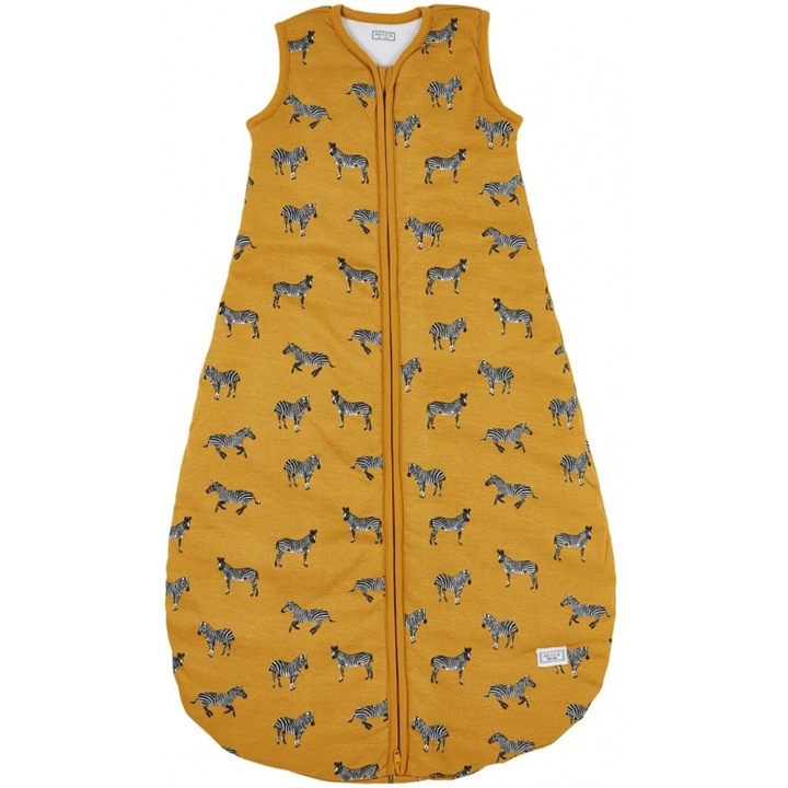 Sac de dormit bebe Meyco Ypnosakos Zebra honey gold, 74cm, 0-2,5 eton