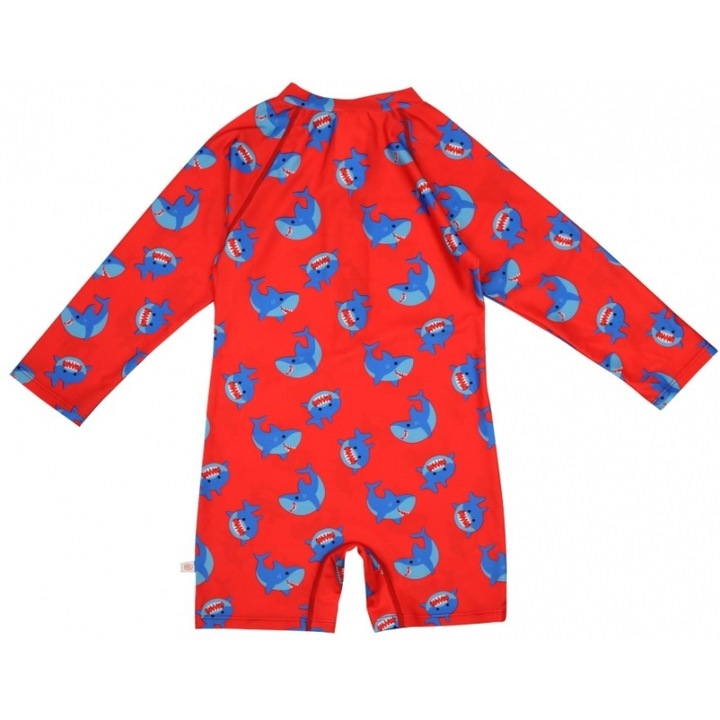 Costum de baie copii, Zoocchini, Surf UPF50, rosu, pentru baieti