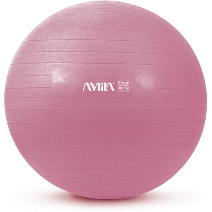 Minge fitness AMILA 65 cm, roz