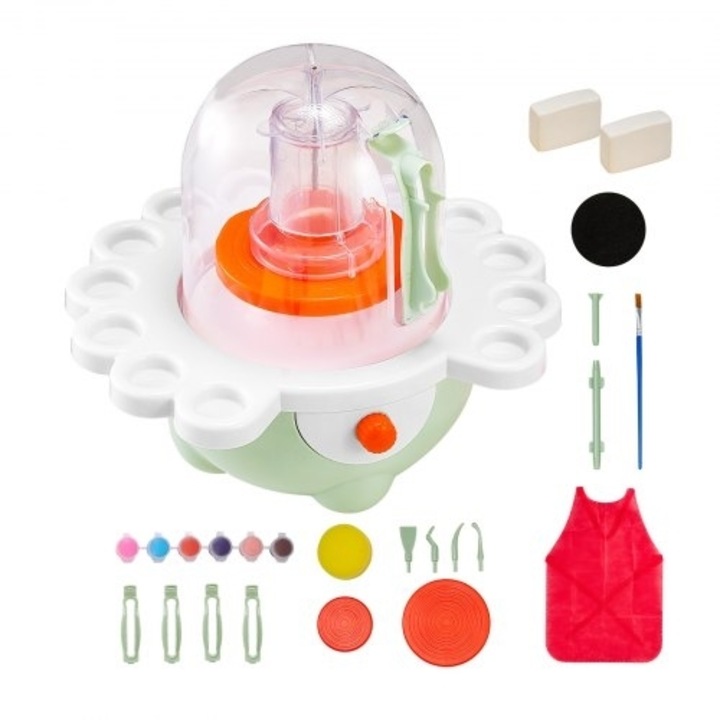 Roata de olarit electrica mini VEVOR Mini cu discuri 50 mm si 80 mm pentru copii