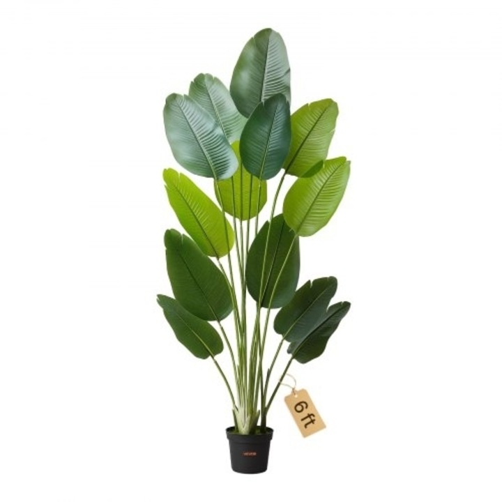 Plante artificiale, VEVOR, Bird of Paradise, 1829 mm, multicolor