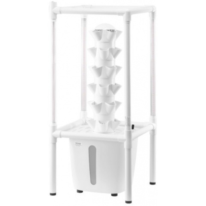 Sistem de cultura hidroponica VEVOR cu iluminare, 30 locuri, pentru gradinarit, dimensiuni 30x45cm