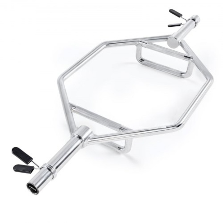 Haltere VEVOR Trap Bar Hex Bar 50 mm, pentru Squat si Deadlift