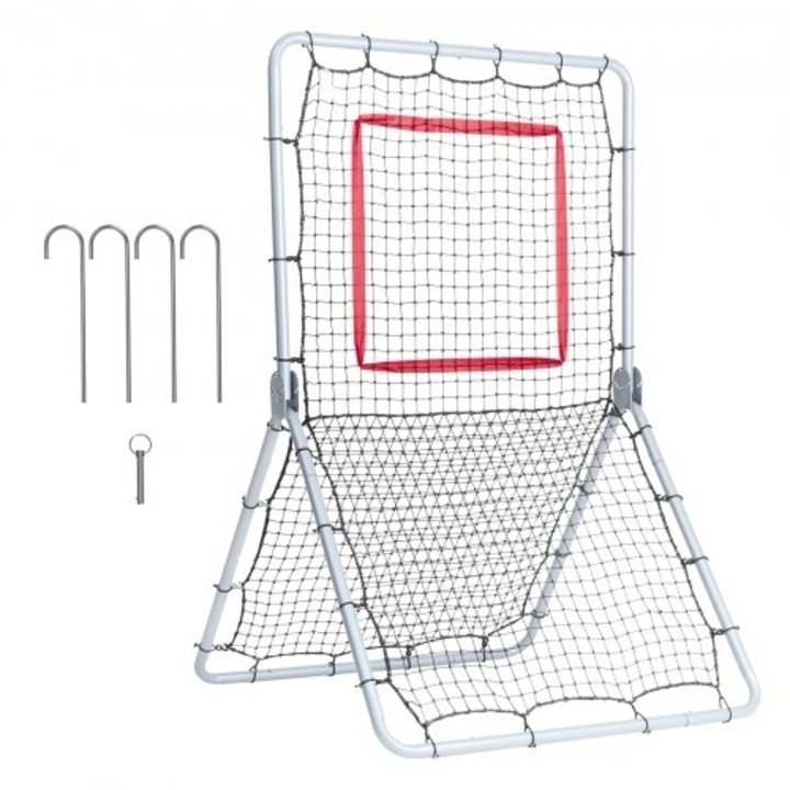 Plasa de Rebound Baseball si Softball VEVOR, 3,5x6ft (1,07x1,83m), 5 unghiuri