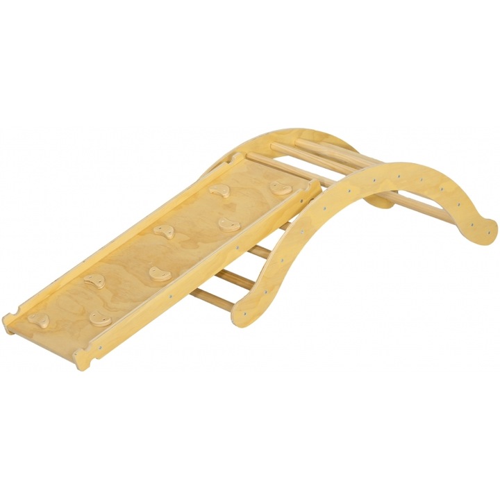 Set de joaca AIYAPLAY, Anarricheses 4 in 1, cu Kampyle Gephyra, Kounia, Maxilari, Tsoulethra, pentru spatii interioare, din lemn