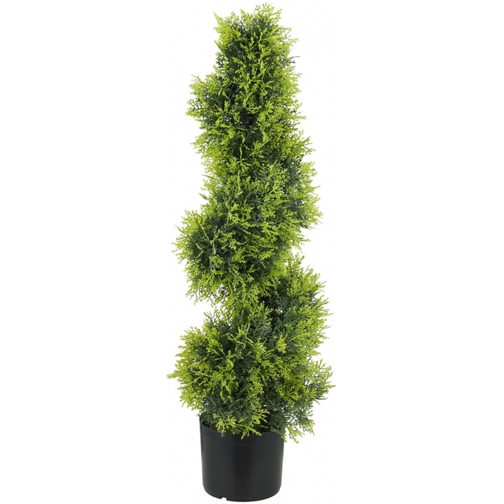 Plante artificiale, HOMCOM, Kyparissi 90cm, multicolor, pentru decorare