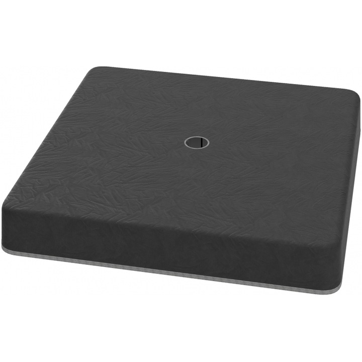 Baza pentru umbrela Outsunny, plastic, 89x89x10,5cm, maro