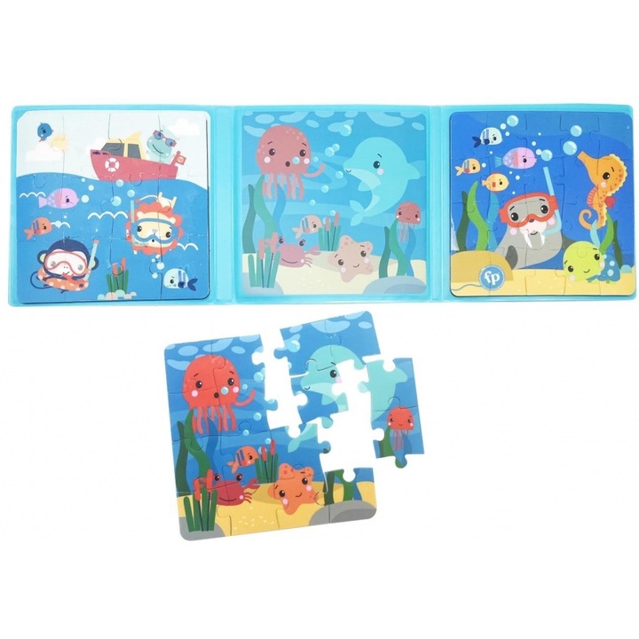 Ocean Friends puzzle fürdőkönyv, Centel, 2023