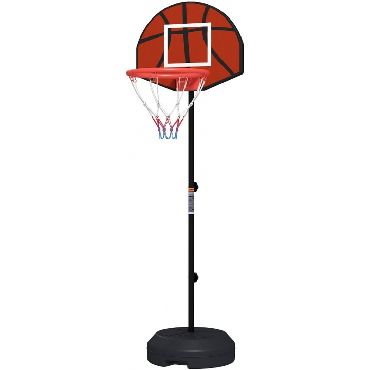 Stant baschet SPORTNOW, 98-148cm, culoare neagra