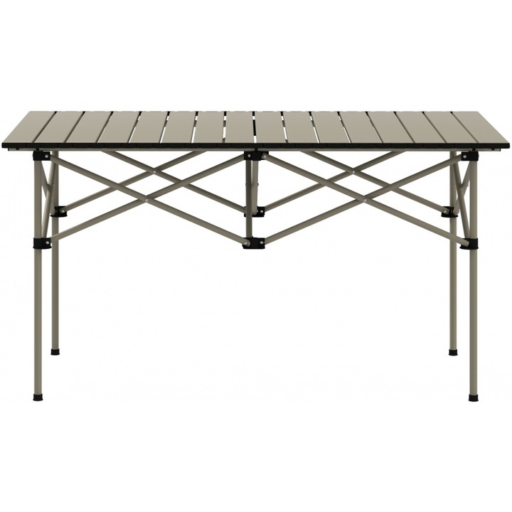 Masa de camping Outsunny, 2 persoane, 95x55cm, kaki