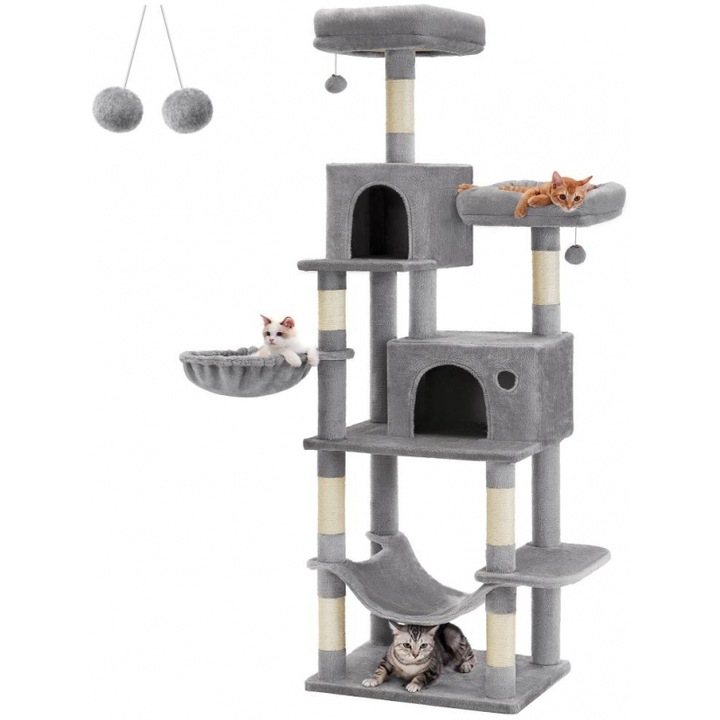 Turn de joaca pentru pisici Feandrea Slim XXL, 199 cm