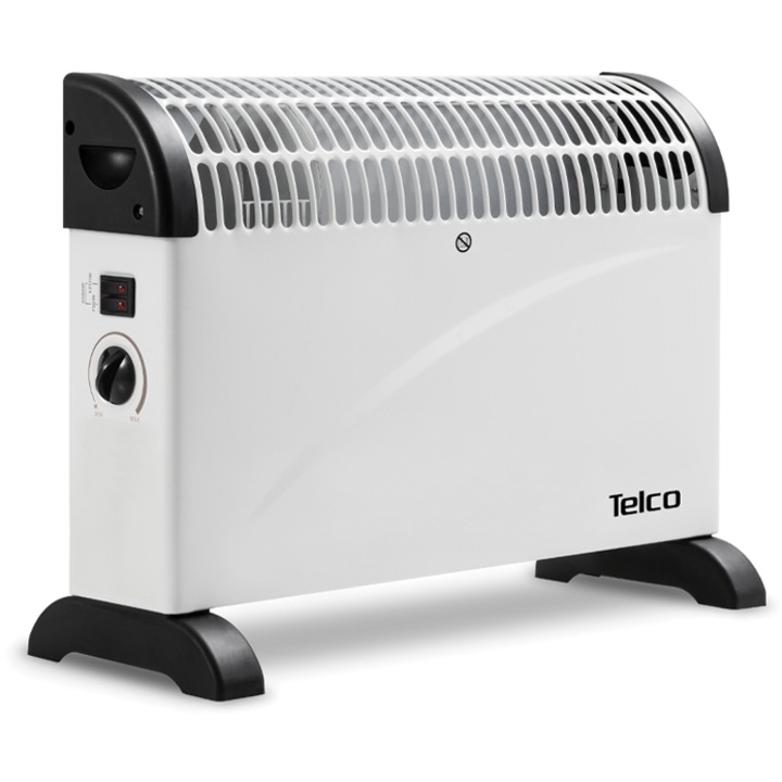 Convector electric Telco 2000W DL01S, alb