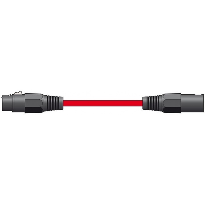 Microfon XLR Femela - XLR Ma male 1.5m, Citronic, rosu