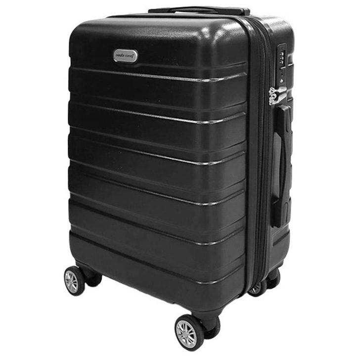 Troler ANDA SEAT, LG1, negru, cu sistem TSA, extensibil, 56x38x24cm