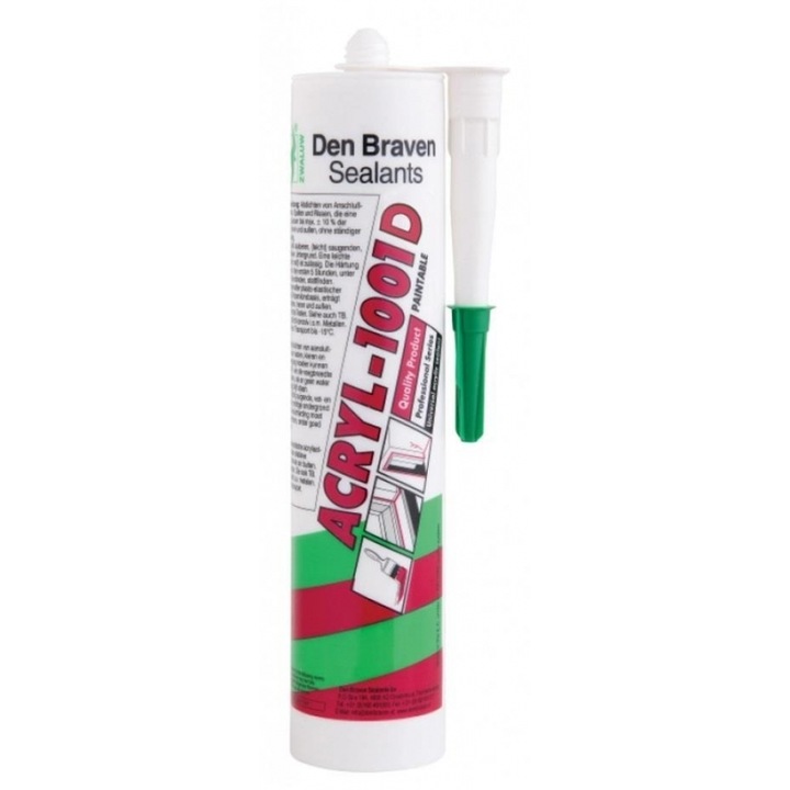 Chit acrilic, DEN BRAVEN, alb, 280ml