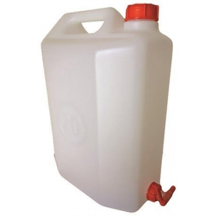 Bidon de apa alb cu robinet 10L DEURA