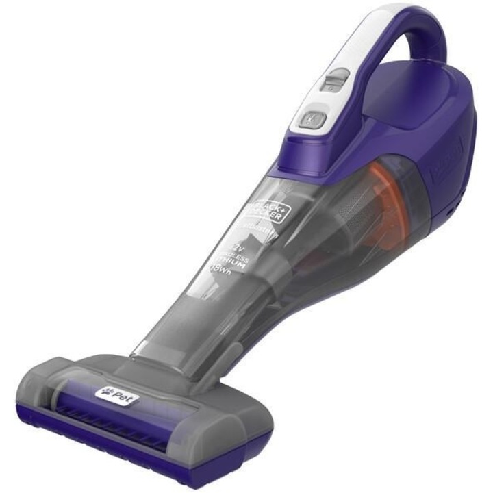 Aspirator BLACK AND DECKER DUSTBUSTER PET 12V litiu 18WH cu cap rotativ